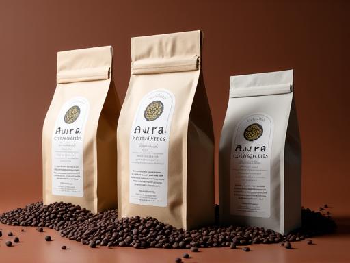 Aura Coffee Roasters branding and packaging design